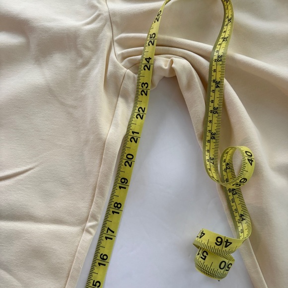 Zoe+Phoebe Cream elastic waist pants - Petite Large - NWOT - Picture 12 of 12
